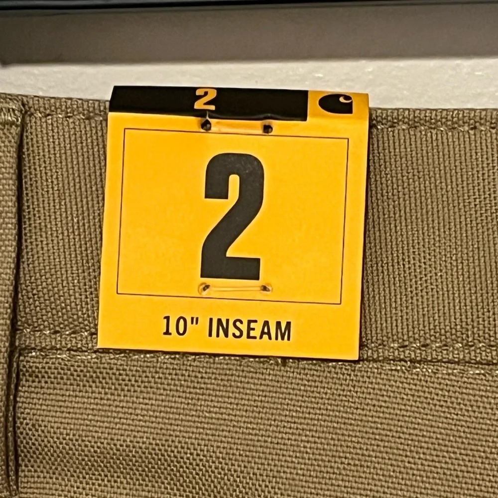 NWT x2 Carhartt Women’s Canvas Work Short - Picture 9 of 9